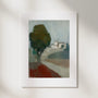Dwelling, No. 1 – landscape art print in blue and green